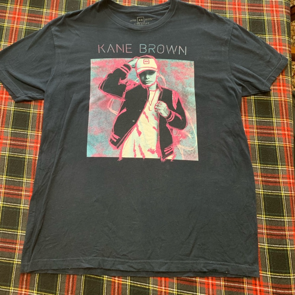 Mens XL Kane Brown Live Forever Tour Concert Country Music T Shirt